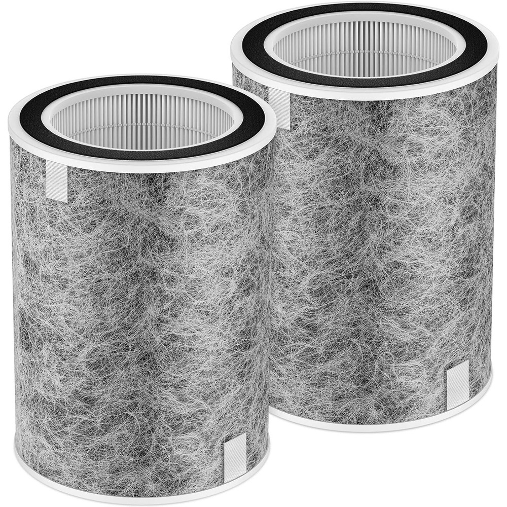 2 Pack True HEPA HP201‎ HP202 Replacement Filter Compatible with Shark HP200
